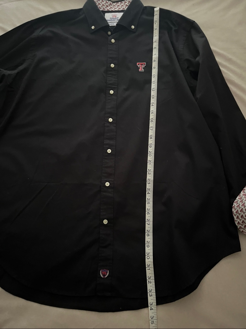 NWOT THOMAS DEAN TEXAS TECH Button Down Shirt - Picture 12 of 12